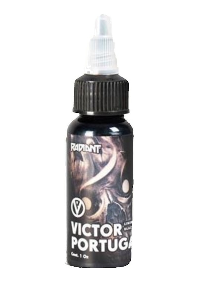 Victor Portugal Ink Lining Black - Radiant Tattoo Dövme Boyası - 1oz/30ml