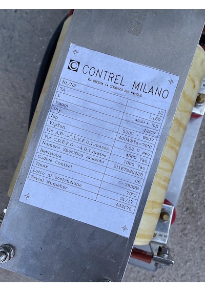 Contrel Kuru Tip Trafo 500v-900v 12 Kw 30 Kva