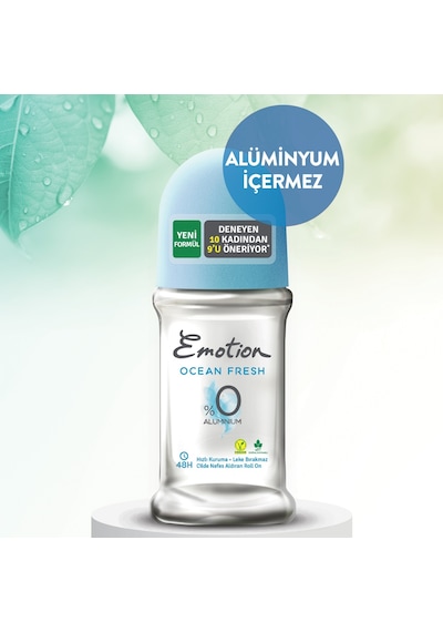 Emotion Ocean Fresh Kadın Roll-On Deodorant 3 x 50 ML