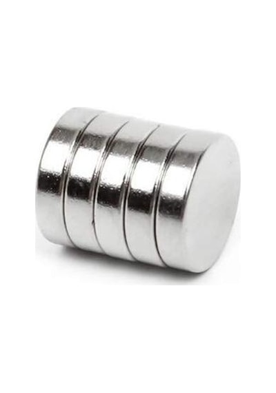 5 Adet Çap 25Mm X Kalınlık 5Mm Yuvarlak Güçlü Neodyum Mıknatıs