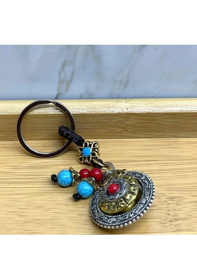 Mantra Çarkı Şans Anahtarlık