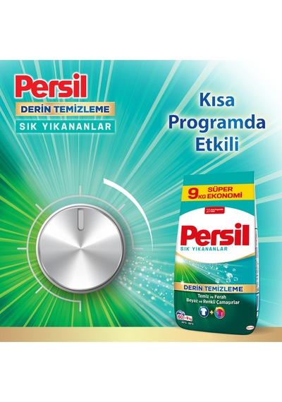 Sık Yıkananlar Toz Çamaşır Deterjanı 60 Yıkama 9kg 2'li Set