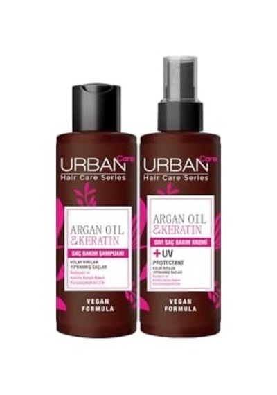 Şampuan 100 Ml + Sıvı Saç Kremi 100 Ml Argan Yağı & Keratin 2&apos Li Set