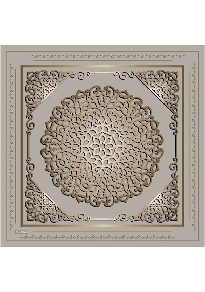 Armine İpek Eşarp 8650d Sura Nostalji - Gri - 07 Gri - 07