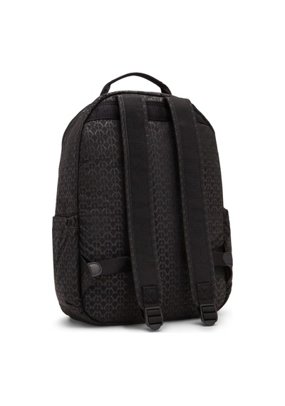 Kipling Kıplıng Seoul Büyük Boy Sırt Çantası Siyah Sıgnature Emb Siyah