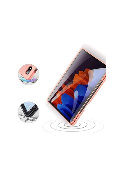 Dux Ducis Galaxy Uyumlu Tab S8 Plus X800/x806 S7fe T730/t736b S7 Plus T970/t976b Kılıf Domo Series- 5775 Tablet Kılıfı