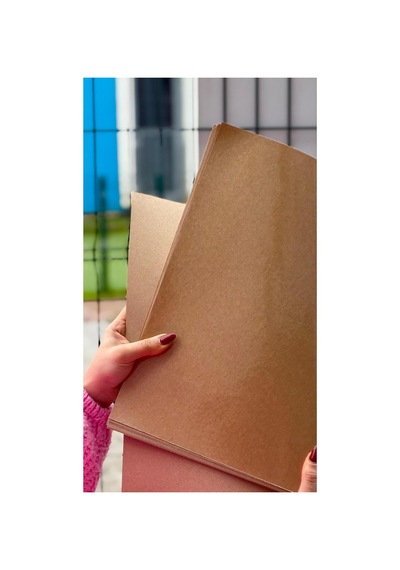 Kahverengi Yağ Geçirmez Kasap Pastane Kağıdı 35x50 Cm Et Tavuk Sarma 50 Adet Diğer