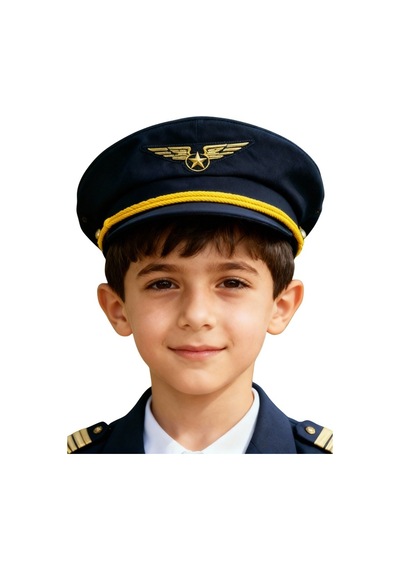 Pilot Şapkası Çocuk Lacivert