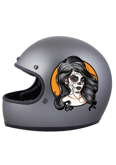 Gotic Girl Sticker - Gotik Kız Sticker - Araba Oto Motosiklet Karavan Cam Laptop Bavul Sticker - 00159 30x26 Cm