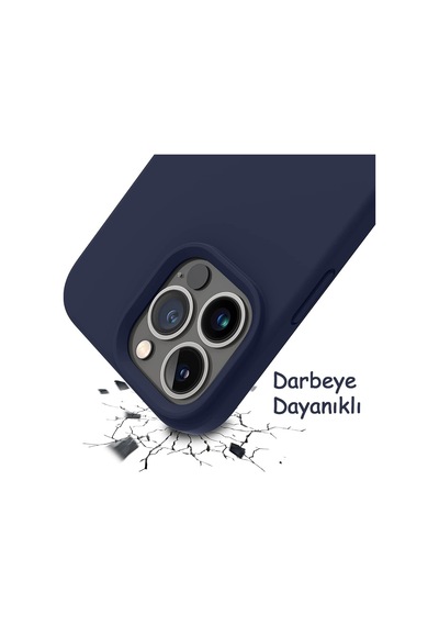Apple Uyumlu iPhone 14 Pro Max Kılıf Kamera Lensli Lansman Silikon Kapak