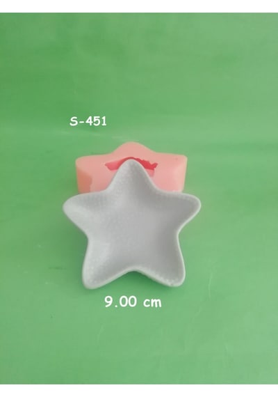 Yıldız Sunumluk 9 Cm Silikon Kalıp