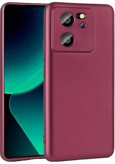 Xiaomi Mi 13t Kılıf Zore Premier Silikon Kapak Mürdüm