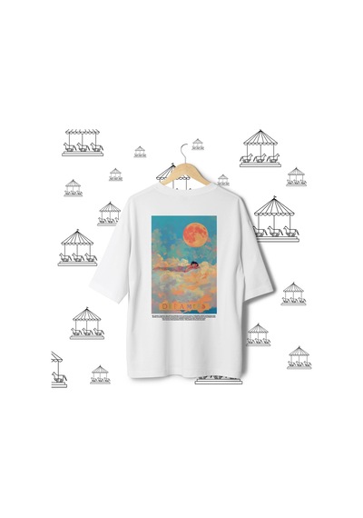 Dreamers Serisi No:6 T-shirt - Beyaz
