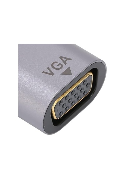 Type-c To Vga Çevirici Adaptör - Macbook Ve Notebook Uyumlu Usb C To Vga Adaptör S1723