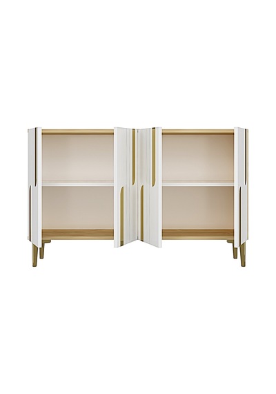 Ka1231dbg Nota120 Konsol, Kahve Köşesi Ve Tv Sehpası, Çok Amaçlı Dolap Safirmeşe - Beyaz - Gold 120cm Ka1231dbg Nota120 Konsol, Kahve Köşesi Ve Tv Sehpası, Çok Amaçlı Dolap Safirmeşe - Beyaz - Gold 120cm
