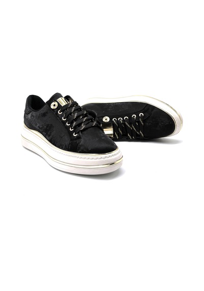 Kindep Park Moda Günlük Kadın Sneakers Ayakkabı Siyah Siyah
