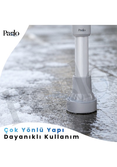 Yedek Baston Lastiği 4 Lü Set Kaymaya Dirençli Metal Destekli Baston Ucu Metal Özel Stopperli Lastik
