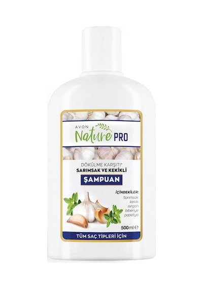 Avon Nature Pro Sarımsak ve Kekikli Şampuan 500 ML