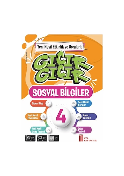 Ata Yayıncılık 4. Sınıf Gıcır Gıcır Sosyal Bilgiler