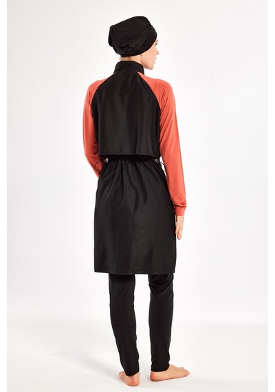 Adasea Reglan Kol Tam Kapalı Tesettür Mayo Debbıe 1405 Tarçın Tarçın