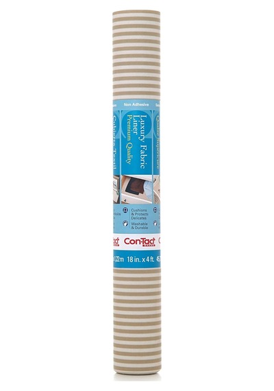 Kağıdı Yapışmaz Lüks Kumaş Pajama Stripe Tan 1 Çok Renkli