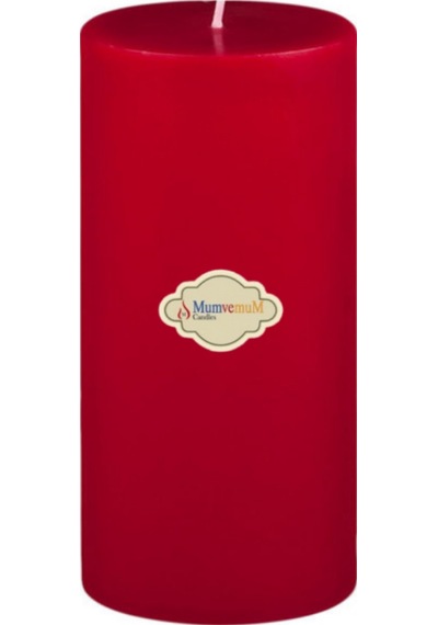 Small Çap : 10 Cm Set Mum Kırmızı Kirmızı