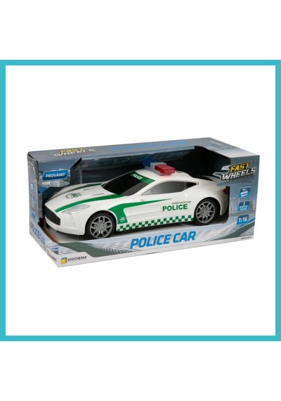 Bezos 1:16 Işıklı Ve Sesli Polis Arabası Dfnbez