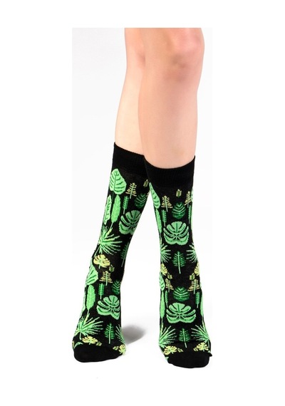 Ozzy Socks Yaprak Desenli Çorap (407226967) Çok Renkli