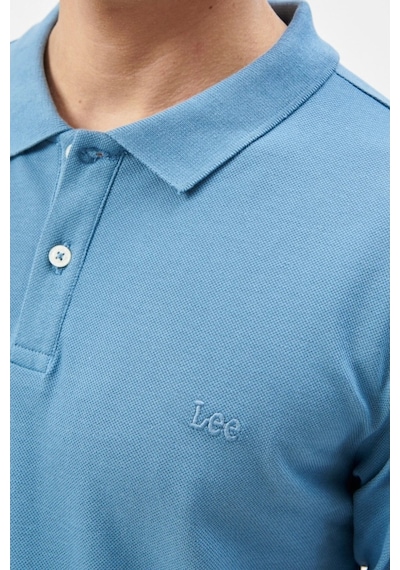 Lee Erkek Mavi Polo Tişört L211810404 Mavi