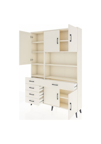 Arges Dolap 9 Raflı 5 Çekmeceli 5 Kapaklı 132x30x195 Aytaşı-a... Aytaşı Arges Dolap 9 Raflı 5 Çekmeceli 5 Kapaklı 132x30x195 Aytaşı-a... Aytaşı