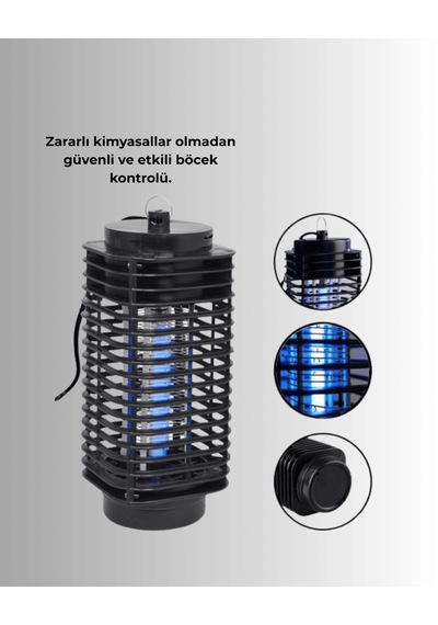 Elektrikli Sivrisinek Katili, Uv Işıklı Tuzak, 20-50 M² Alan