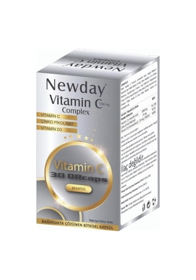 Newday Vitamin C Complex 30 Kapsül