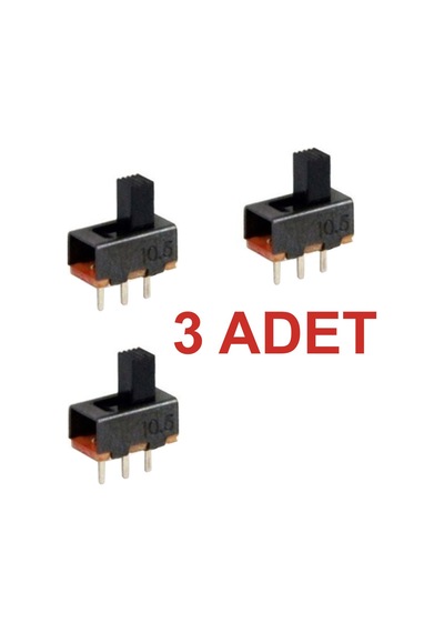 3 Adet Sürgülü Switch 180 Derece Pcb - Ic205 Rodevino