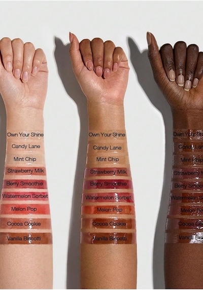 Sheglam Crystal Glaze Dudak Parlatıcısı,dolgun Ve Parlak Etki Dudak Parlatıcıları Berry Smoothie
