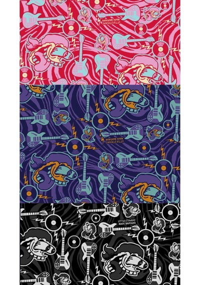 Bandana Gitar Color Siyah