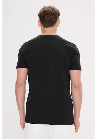 Ac&Co / Altınyıldız Classics Erkek Sıyah Slim Fit Bisiklet Yaka Kısa Kollu Yumuşak Tuşeli Basic Tişört SIYAH Ac&Co / Altınyıldız Classics Erkek Sıyah Slim Fit Bisiklet Yaka Kısa Kollu Yumuşak Tuşeli Basic Tişört SIYAH