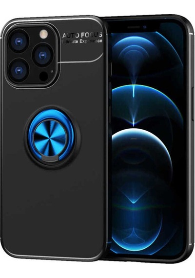 Apple Uyumlu iPhone 13 Pro Max Kılıf Zore Ravel Silikon Kapak Siyah