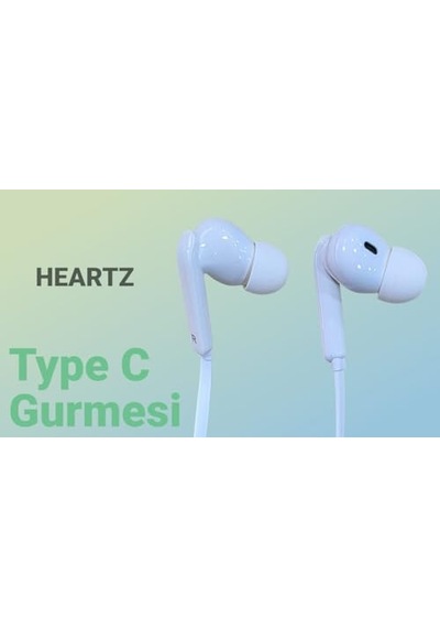 Silikon Kablolu Type C Kulaklık Tüm Typec Çıkışlı Cihazlara Uyumlu Tak Çalıştır Tak Kullan Bluetooth Gerekmez