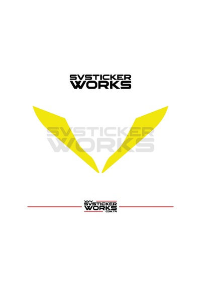 Honda Activa S Far Sticker Şeffaf Folyo Sarı