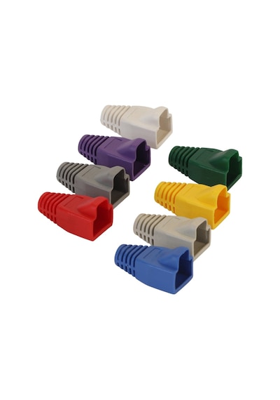 Rj45 Kılıf Cat5 Renkli Koruyucu Network Boot 100 Adet Papuç