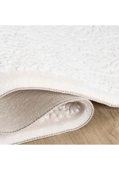 Krem Klasik Madalyon Desenli Halı - Mk0561krl