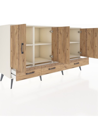 Hyperion Konsol 6 Raflı 3 Çekmeceli 4 Kapaklı 176x44x99 Aytaşı-çam Aytası/atlas Çam - Aytası Hyperion Konsol 6 Raflı 3 Çekmeceli 4 Kapaklı 176x44x99 Aytaşı-çam Aytası/atlas Çam - Aytası