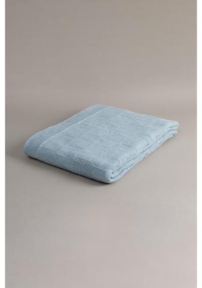 Plaid Mavi Çift Kişilik Battaniye 200x220 15020 Mavi