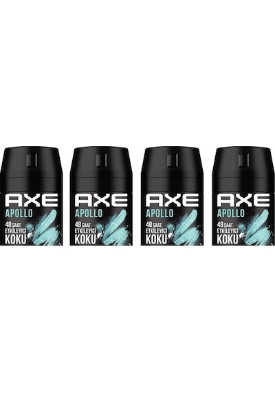 Erkek Deodorant Sprey Apollo 150 Ml 8690637981531 4 Adet
