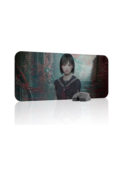 Silent Hill Kaymaz Dikişli Kauçuk Oyuncu Mousepad V1 - 70x30 Xl Gaming Mouse Pad Fare Altlığı