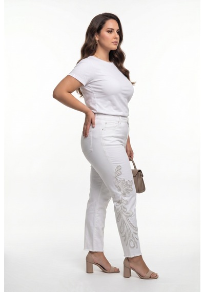 Pantolon Seleste 24y274 Beyaz