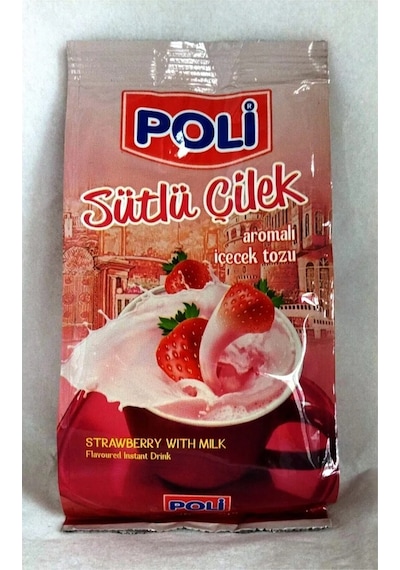 Poli Toz İçecek Sütlü Çilek 250 Gr X 4 Adet 250 G