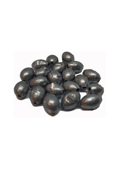 Sazan Rig Delikli Zeytin Gezer Olta Kurşunu 1 Gr 20 Adet