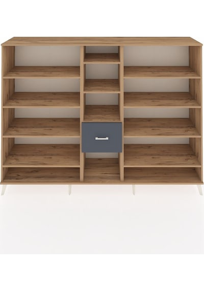 Hyperion Dolap 11 Raflı 3 Çekmeceli 220x44x163 Çam-çam/antrasit Çam-çam/antrasit Hyperion Dolap 11 Raflı 3 Çekmeceli 220x44x163 Çam-çam/antrasit Çam-çam/antrasit
