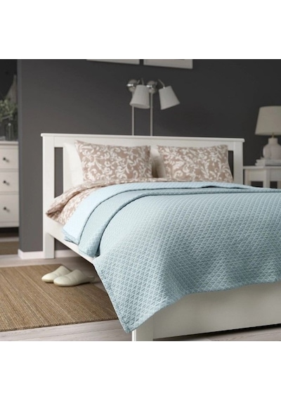 Ikea Praktvıal Polar Koltuk Örtüsü Tek Kişilik 250 X 160 Cm Lacivert
